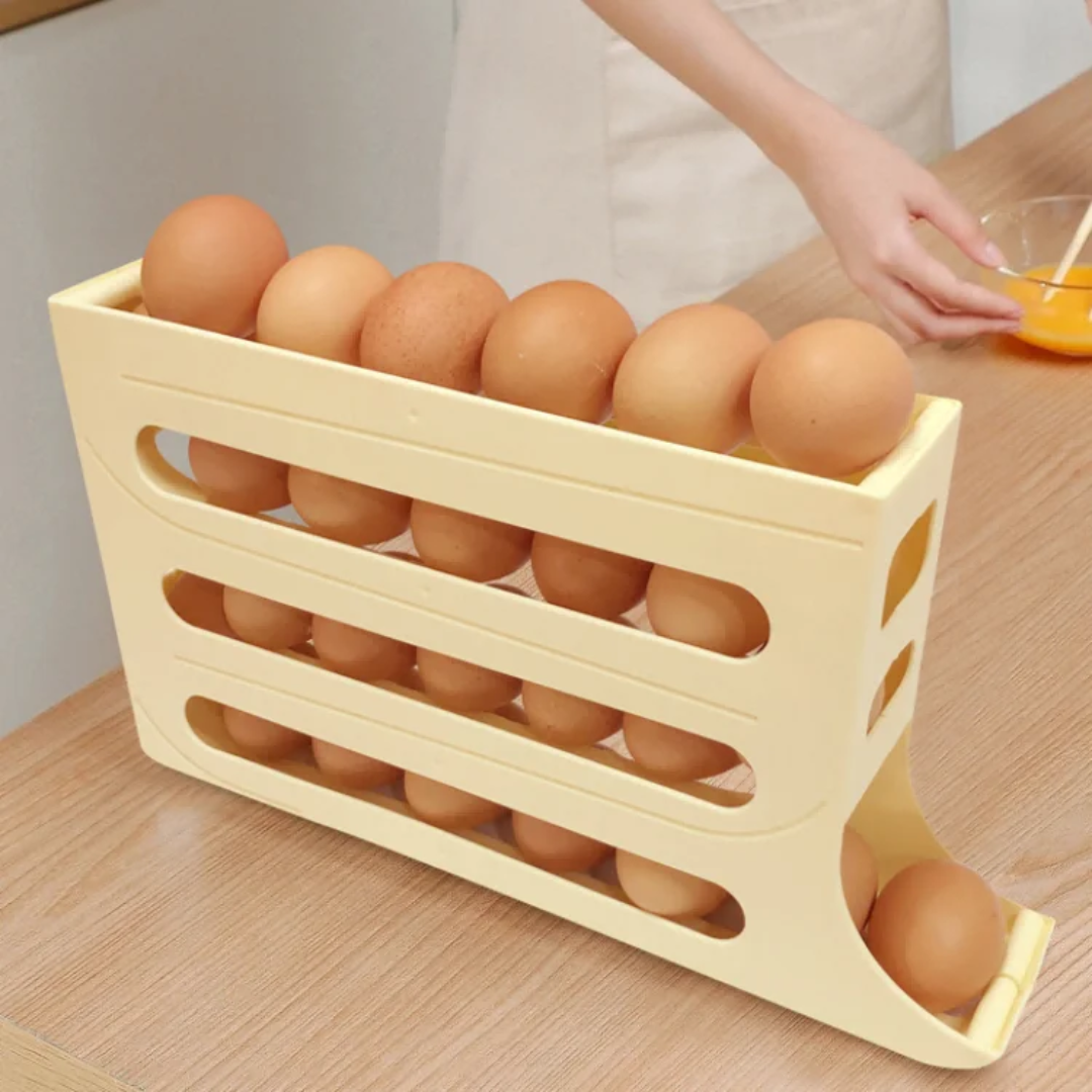 4-Layer Rolling Egg Dispenser