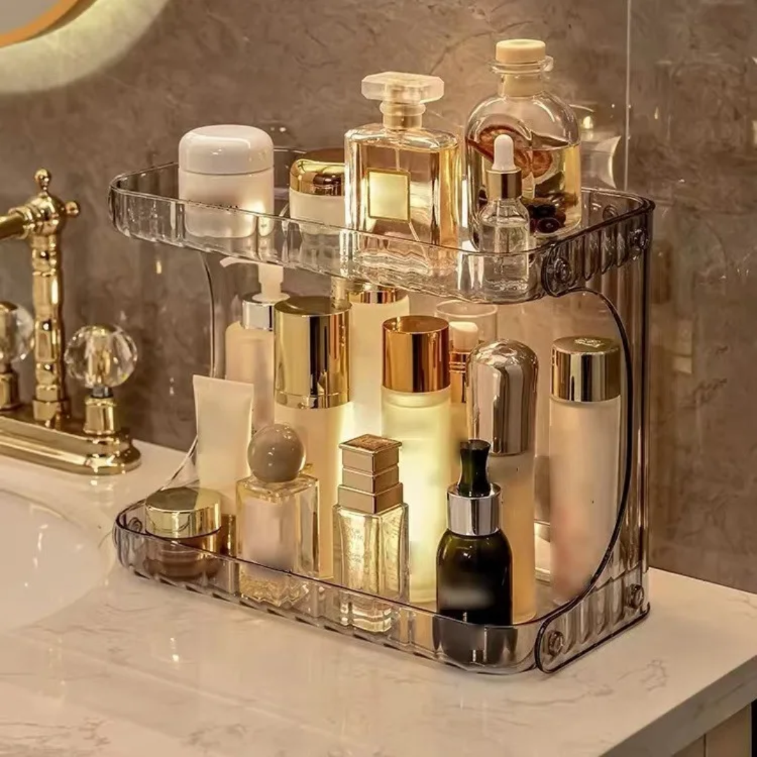 Double Layer Vanity Stand