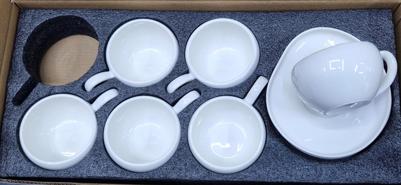 12pcs Porcelain Cup and Saucer Set