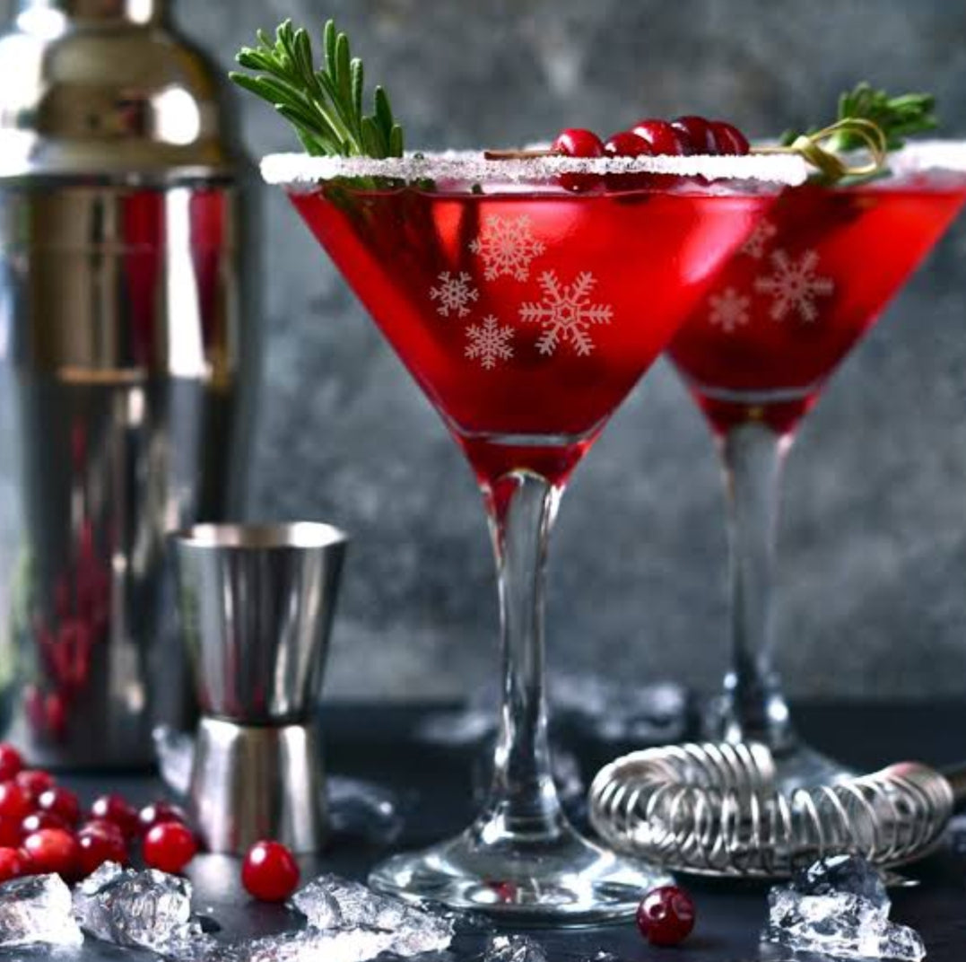Clear polycarbonate martini long glass 17×11.2×8cm