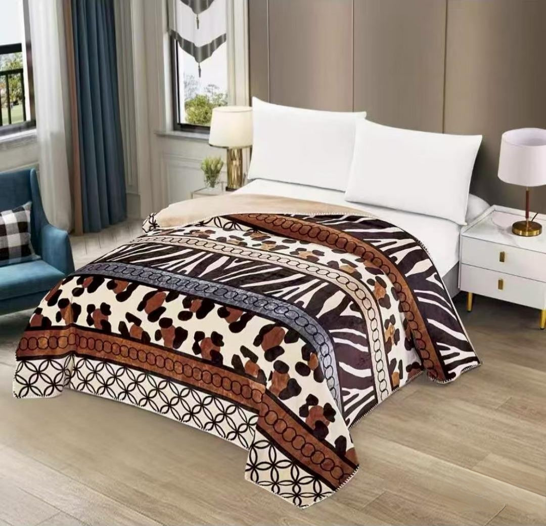 Printed Woolen Duvet Set