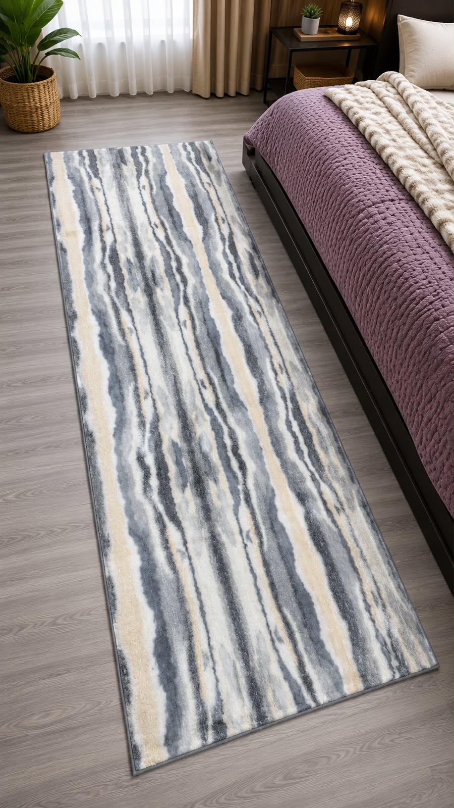 American Bedside Waterproof Rug 80 × 200 cm