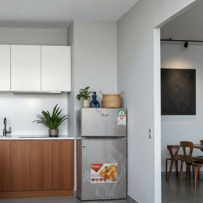 Double Door 90L Direct Cool Fridge with Adjustable Thermostat – RF/222