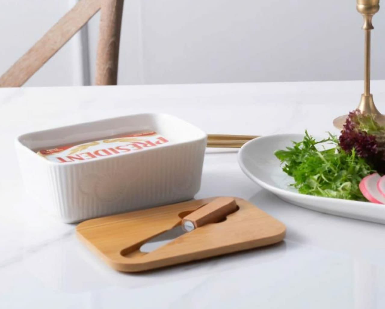 Porcelain Butter Set