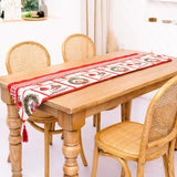 Christmas Knitted Fabric Tablecloth Runner