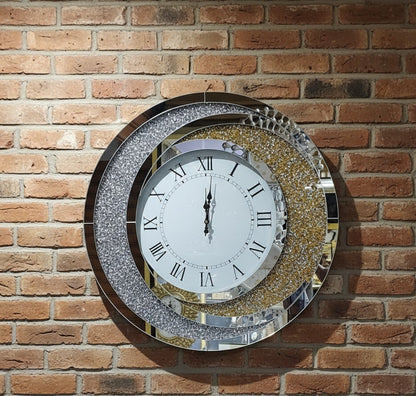 60CM Crystal Sparkle Wall Clock