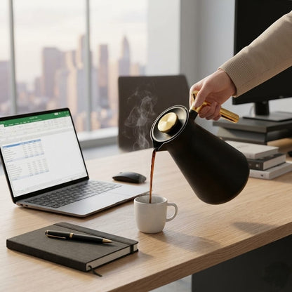 Push Button Tea Flask