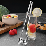 6Pcs Long Teaspoon Set