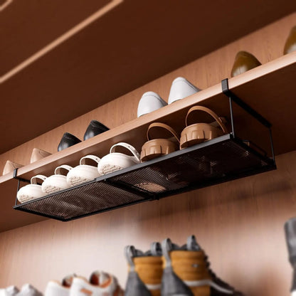 Multifunctional Under-Shelf Hanging Shoe Rack