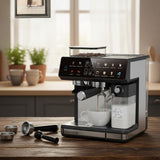 3 In 1 Espresso Coffee Maker With Touch Screen And Bean Grinder