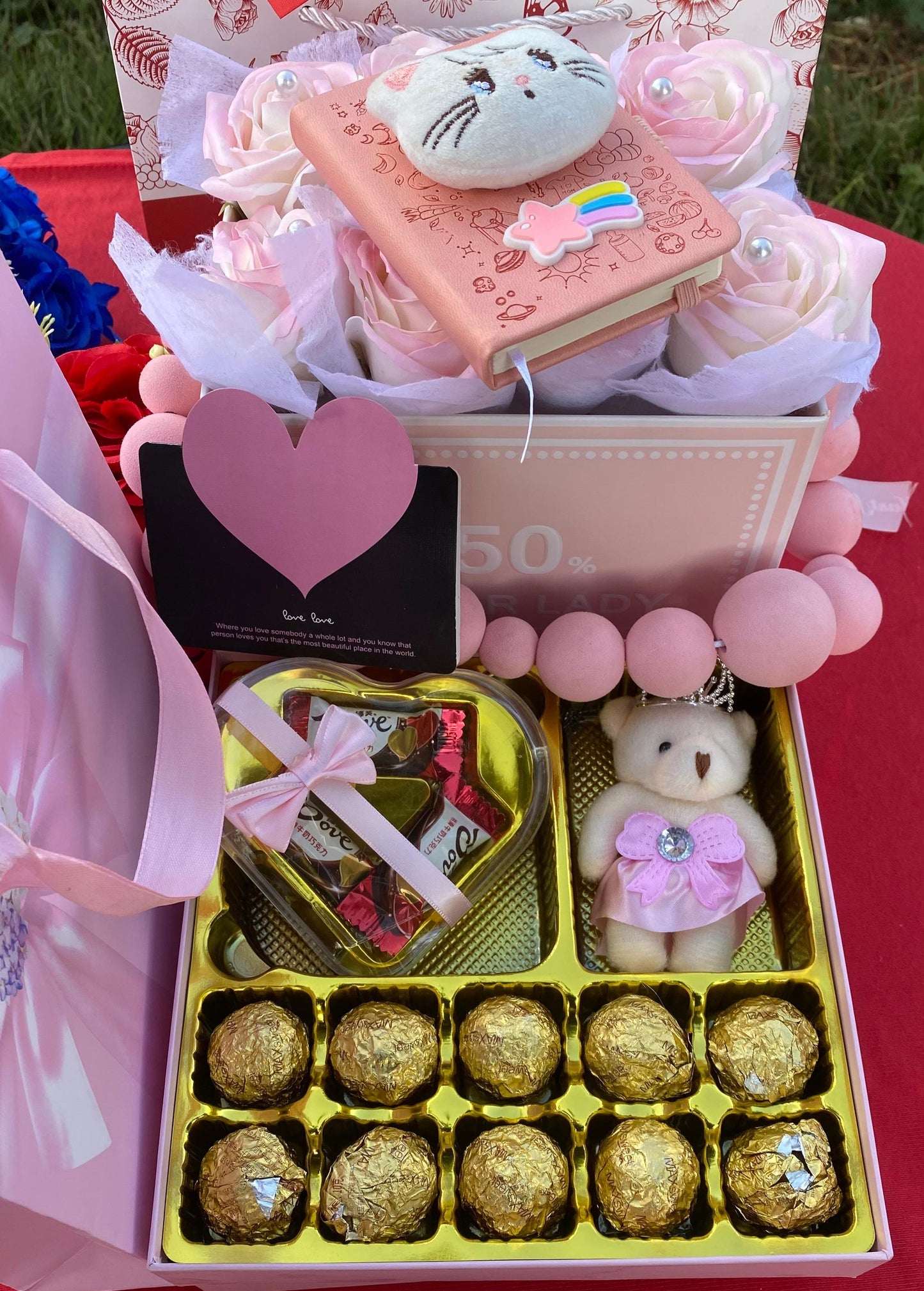 Ladies Notebook & Chocolate Gift Set