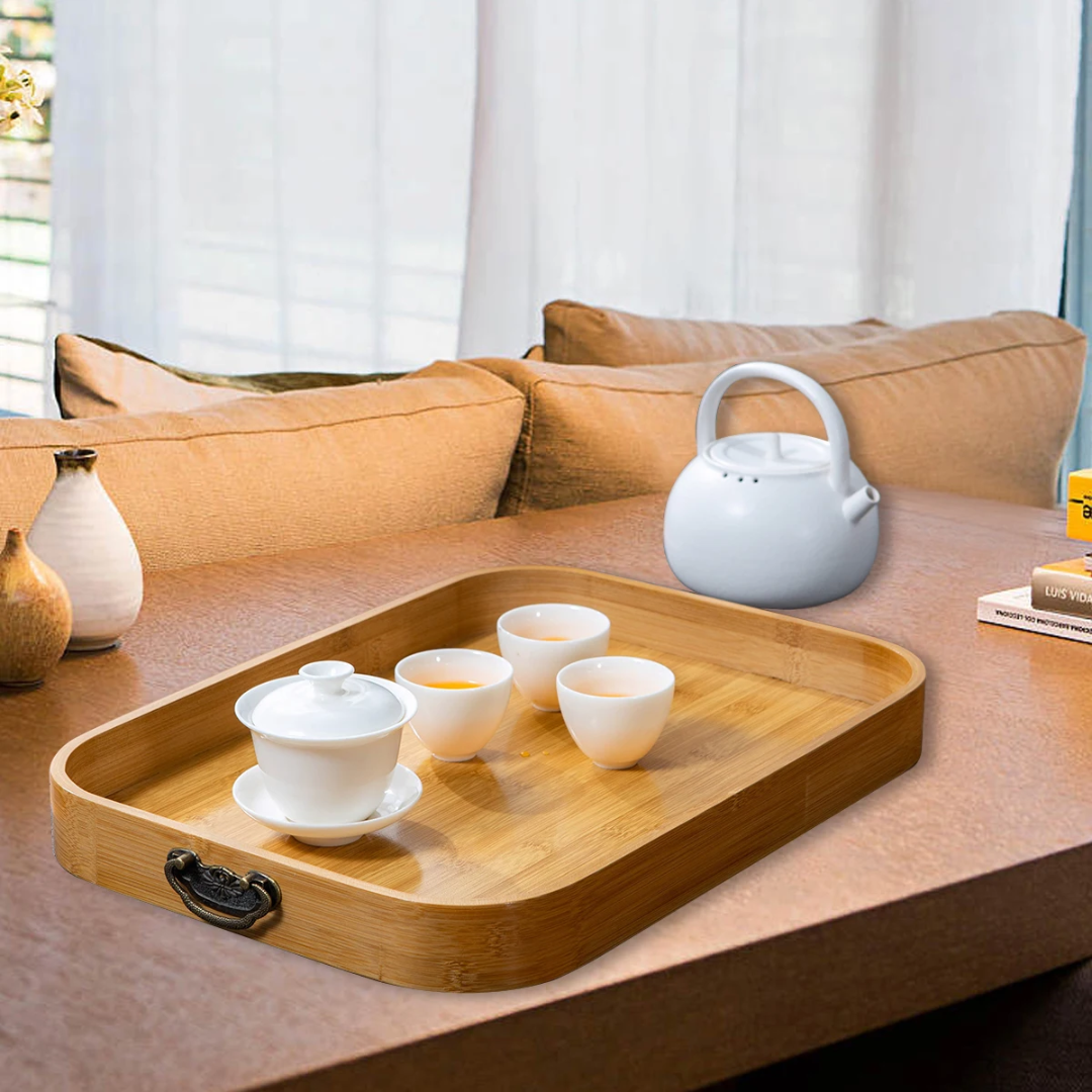 Multi-Functional Bamboo Serving Trays