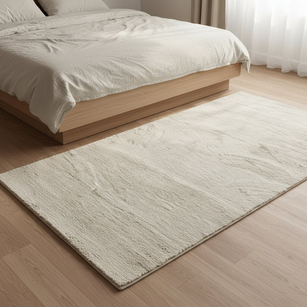 1700GSM Faux Fur  Small Bedside rug (80 × 150 cm)-KBWUHU57