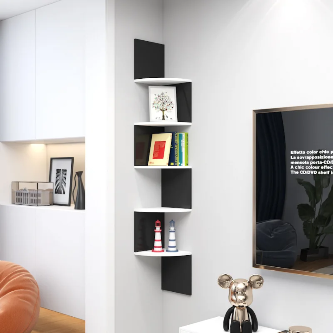 Wall-Mounted 3-Tier Shelf