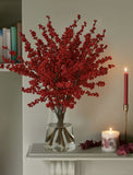 Christmas Decor Berry Branches Set Of 10