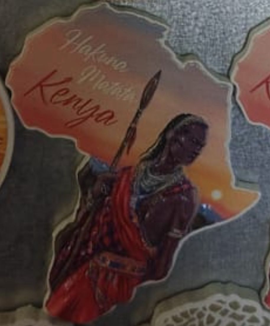 Africa Heritage Magnet Fridge Décor Cultural Souvenir