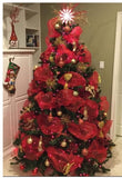 Christmas Ribbon Tree Decoration Mesh Tulle Roll