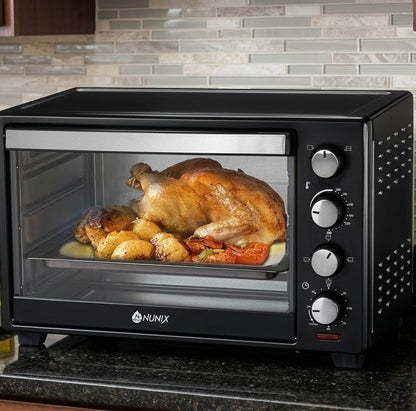 Electric Oven with Rotisserie Function