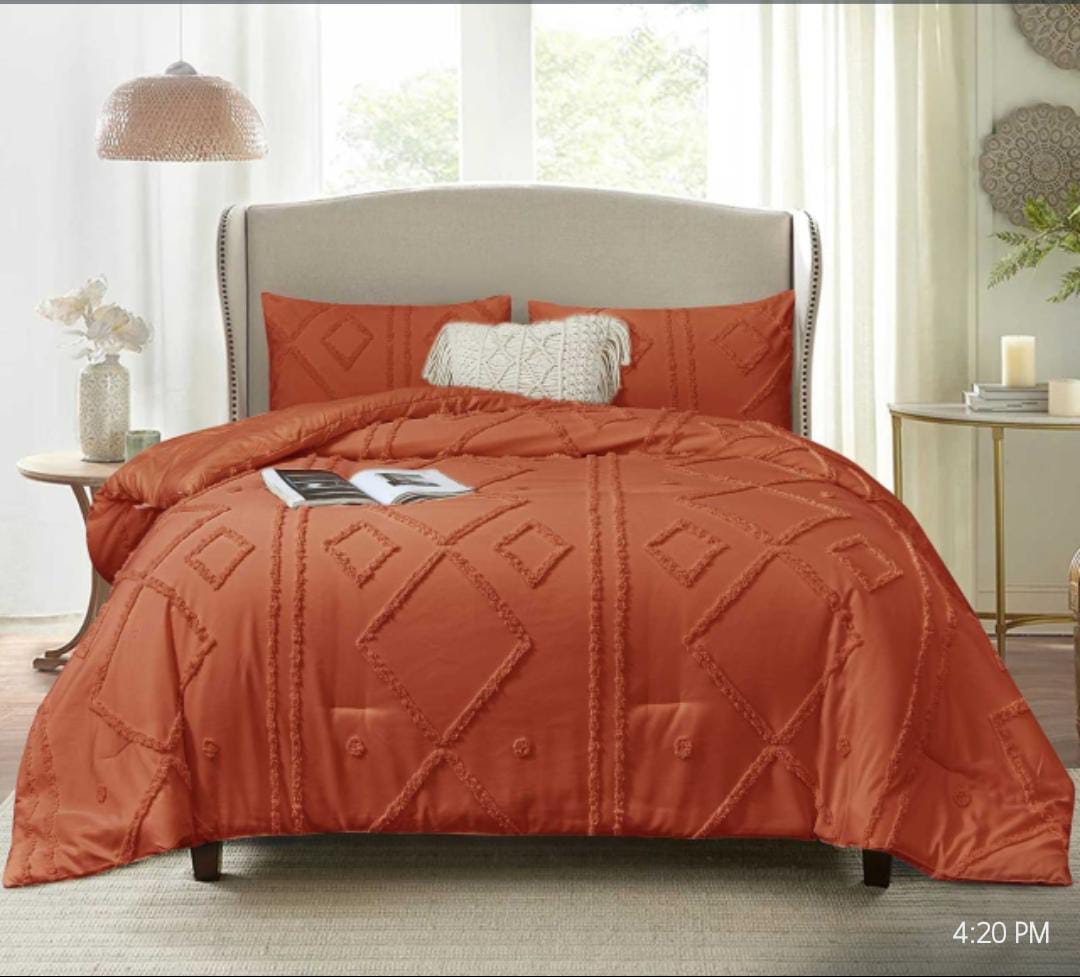 Tufted Duvet Cover Set