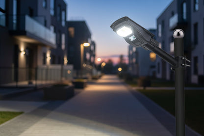 Solar Street Light with Pole – 100W