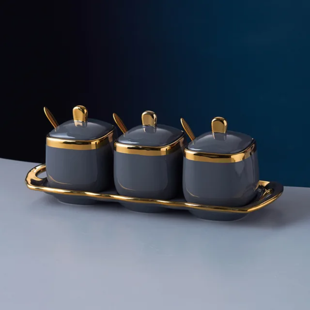 Square Ceramic Canisters