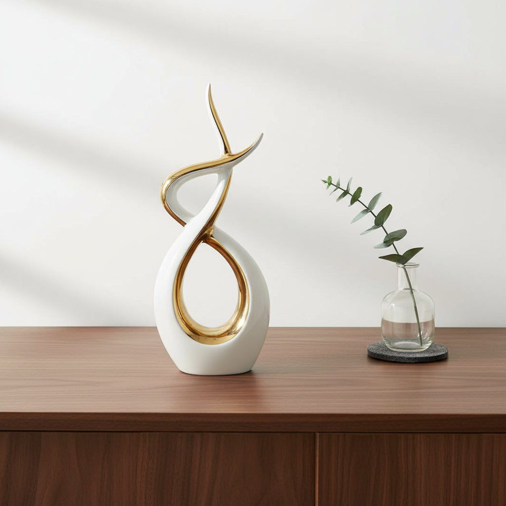 2 Piece Ceramic Decorative Ornaments