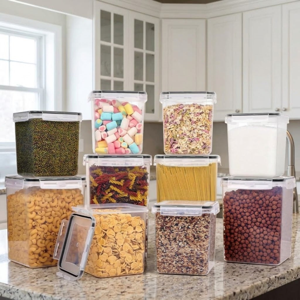 10 Piece PP Food and Cereal Storage Containers Set
