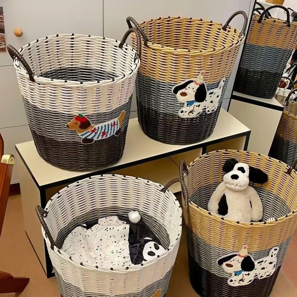 Rattan Multipurpose Storage and Laundry Basket