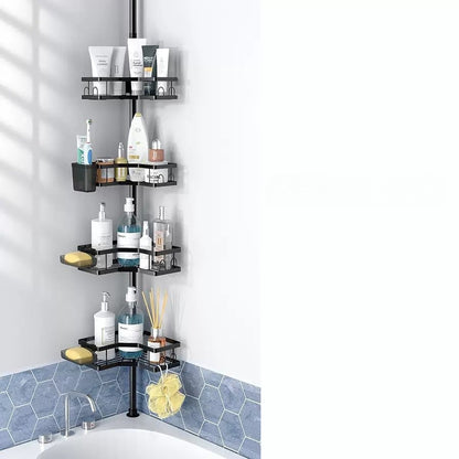 Corner Bathroom Organizer With Adjustable Shelves