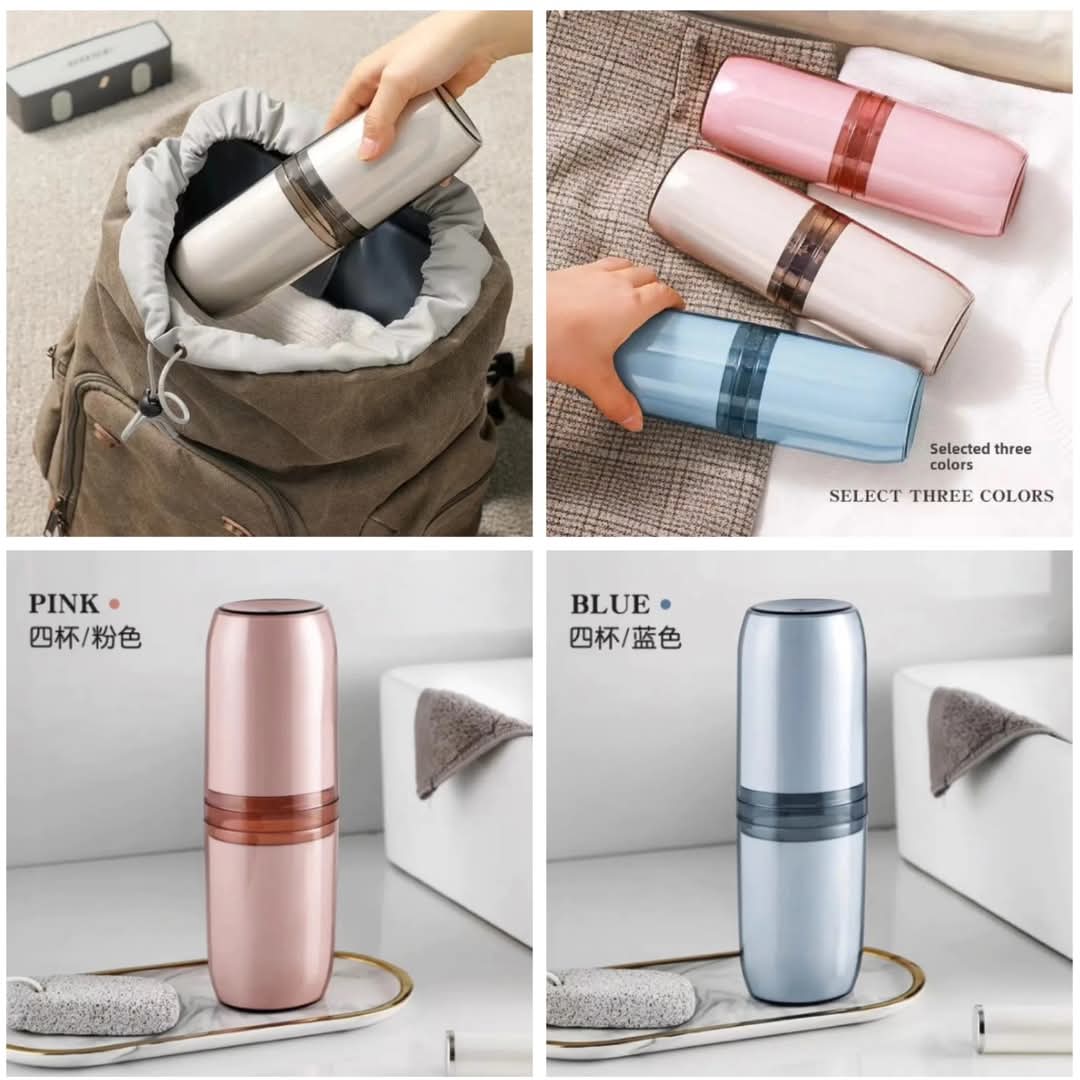 Travel toothbrush holder