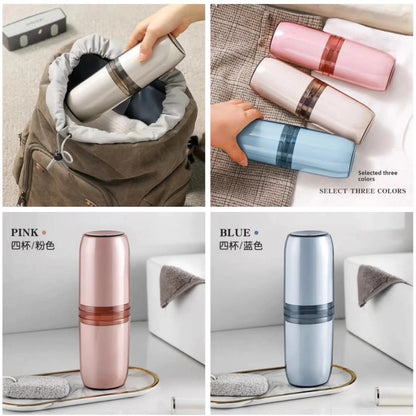 Travel toothbrush holder