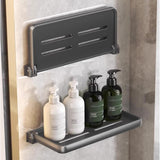 Foldable Shelf Space Saving Shower Rack Organizer
