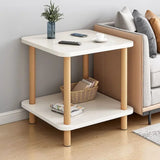 Multifunctional Wooden Bedside And Living Room Side Table