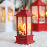 Santa Claus Christmas Lantern with LED Lights