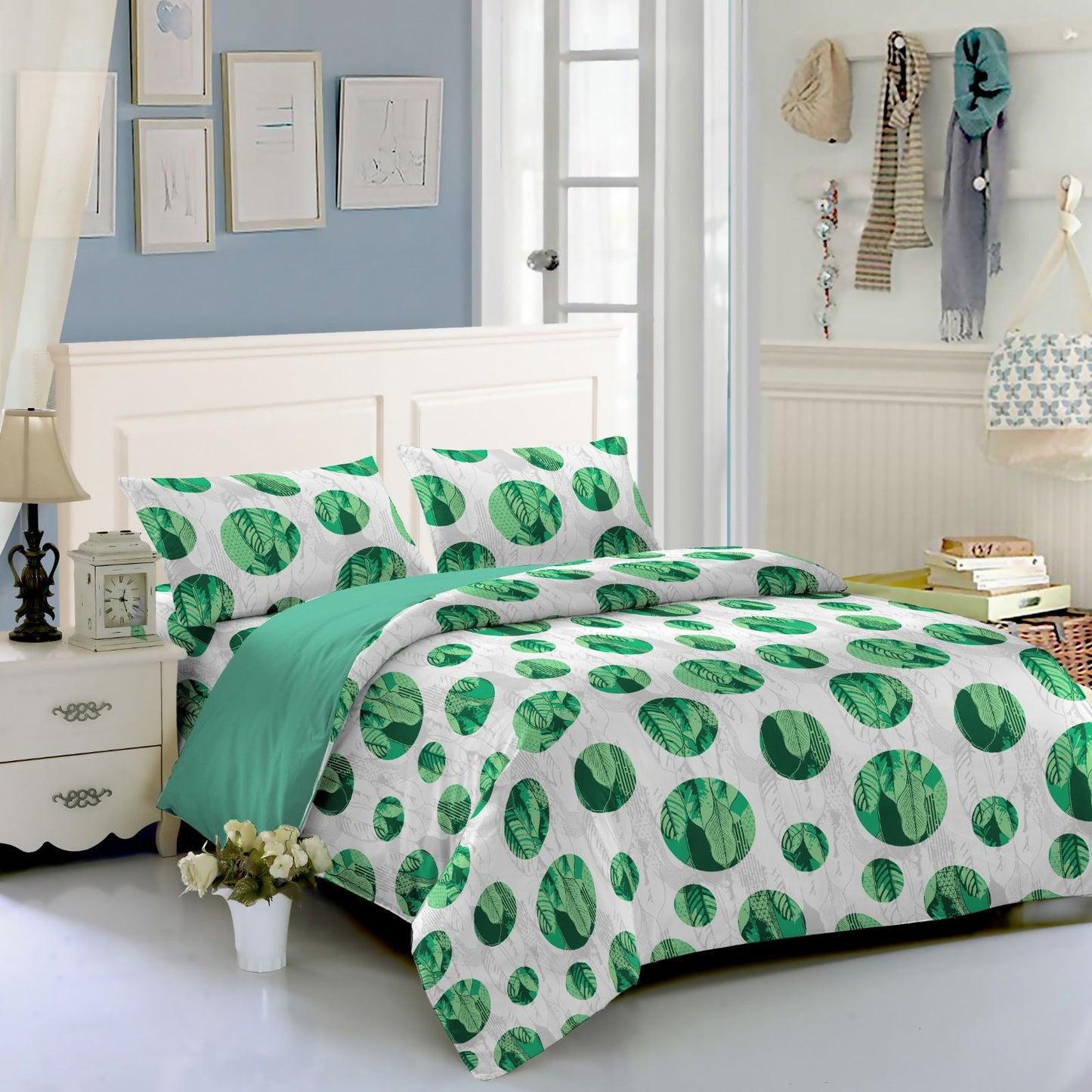 6Pcs Cotton Double-Sided Duvet Cover Set