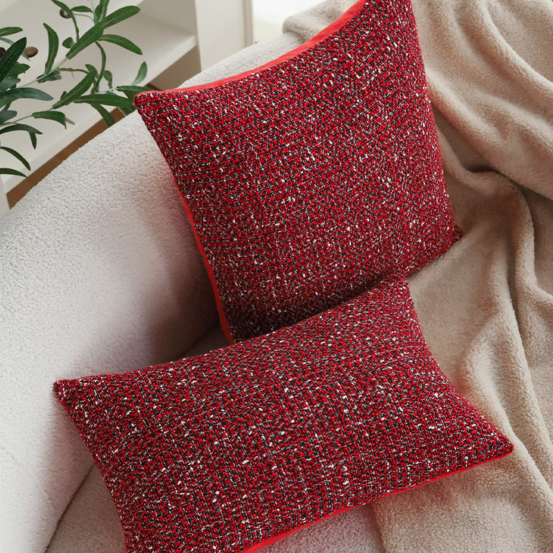 Red Festive Pillow Case Cover