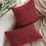 Red Festive Pillow Case Cover