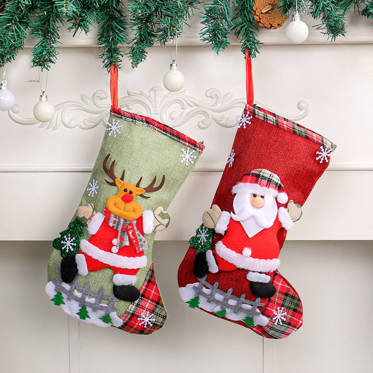 32cm Christmas Themed Long Socks
