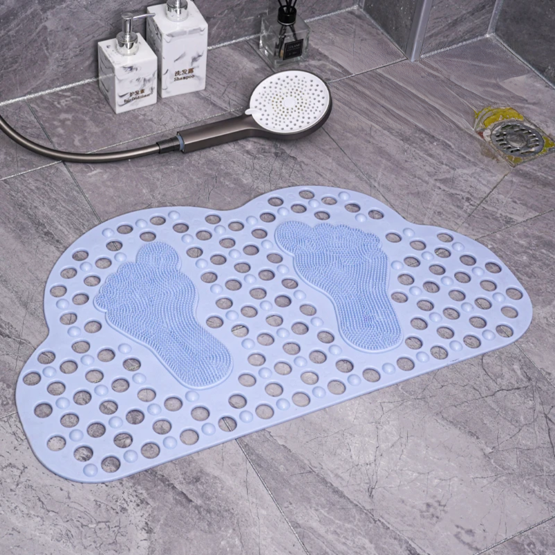 Cloud Shape Rubber Bathroom Anti-Slip Mat