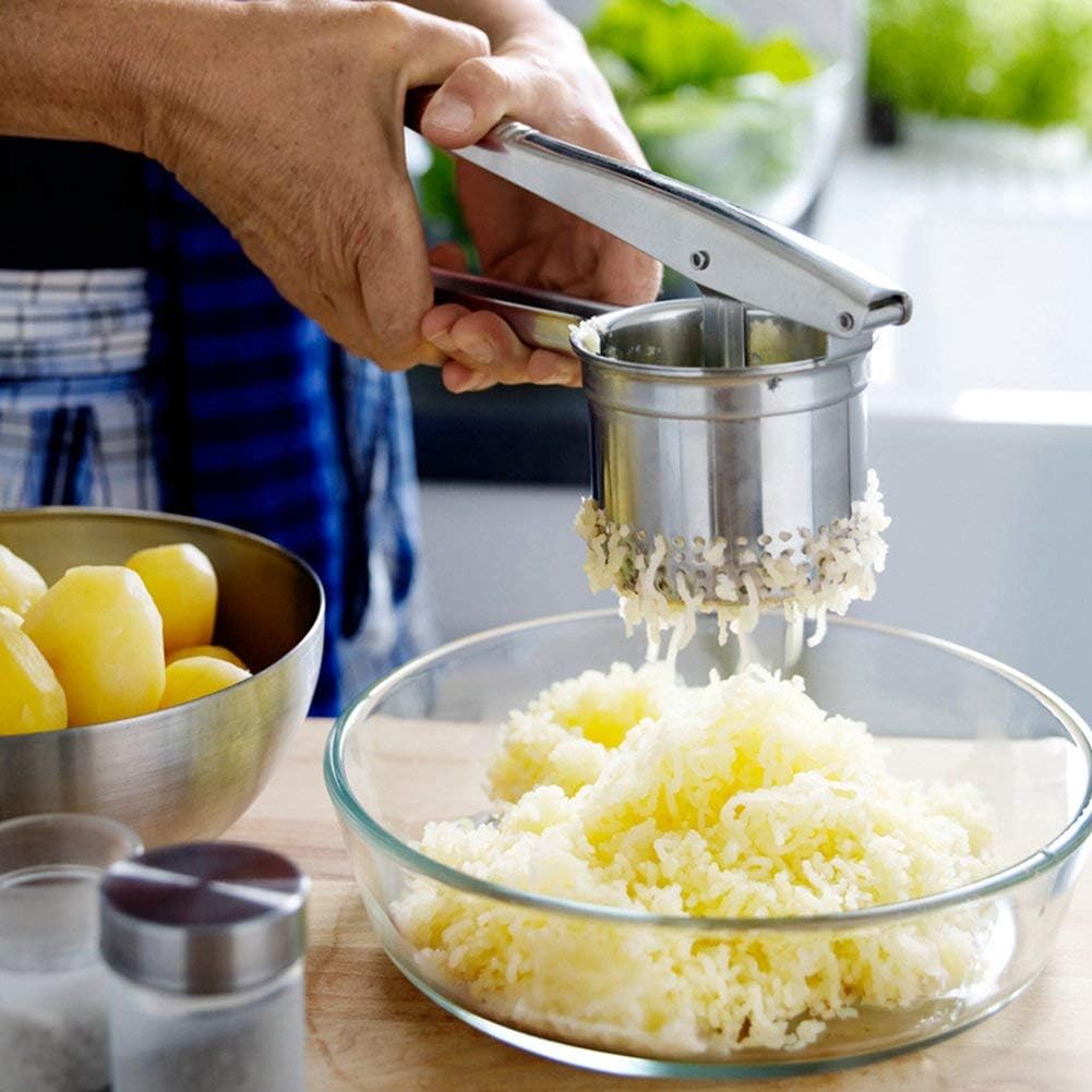 Stainless Steel Potato Masher Ricer Press Vegetable and Fruit Juicer
