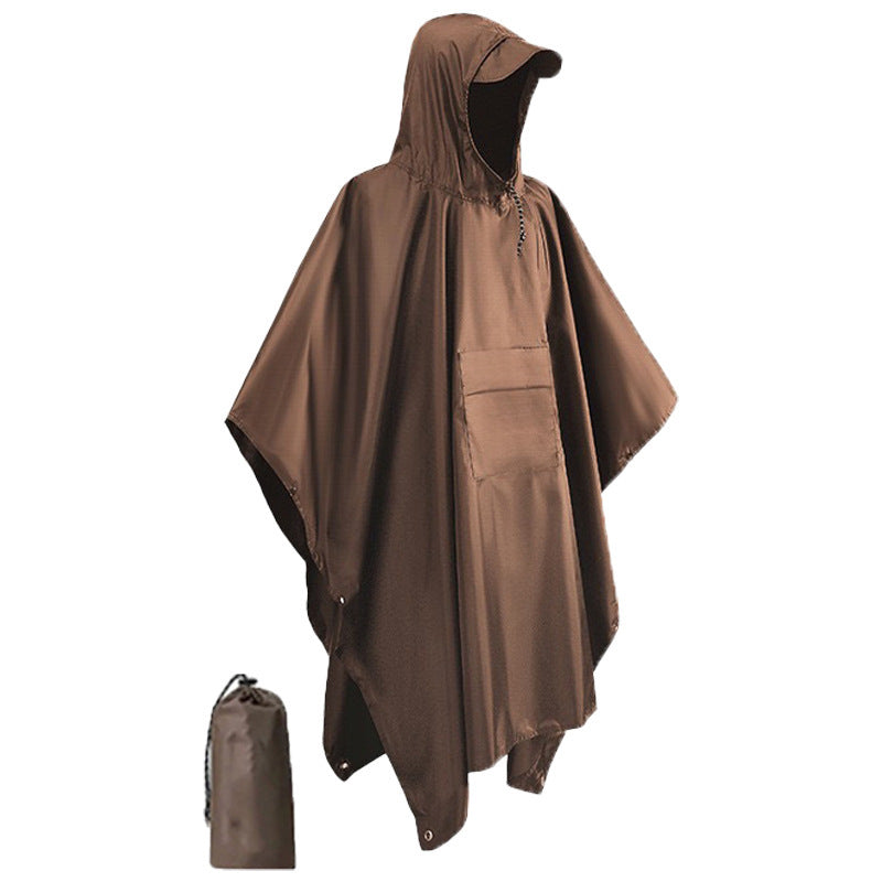 Adult Rain Poncho With Cap