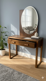 Wooden Dressing Table With Mirror