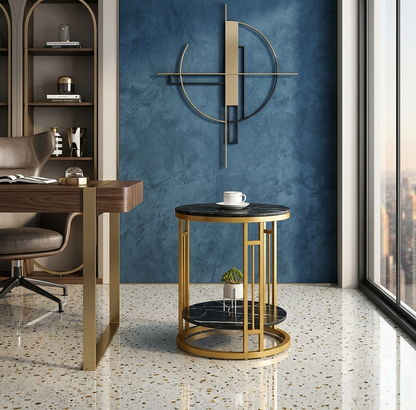 Console Double Layer Side And Bedside Cabinet Coffee Table