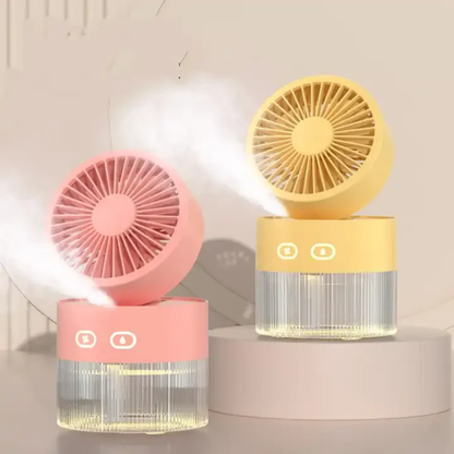 350ml Rechargeable Portable Fan with Humidifier