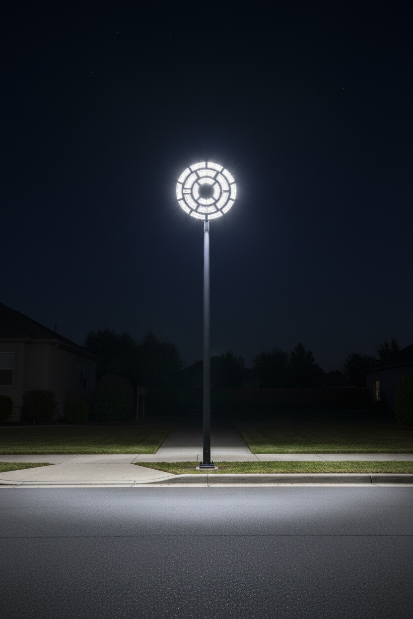 Solar Round Street Light – 5000W
