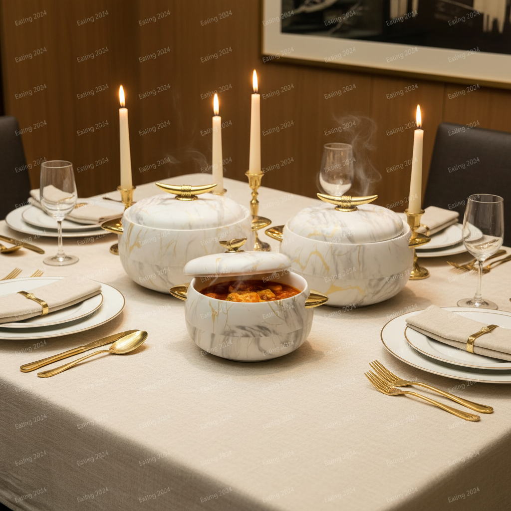 3 Piece Insulated Food Warmer Hot Pot Set