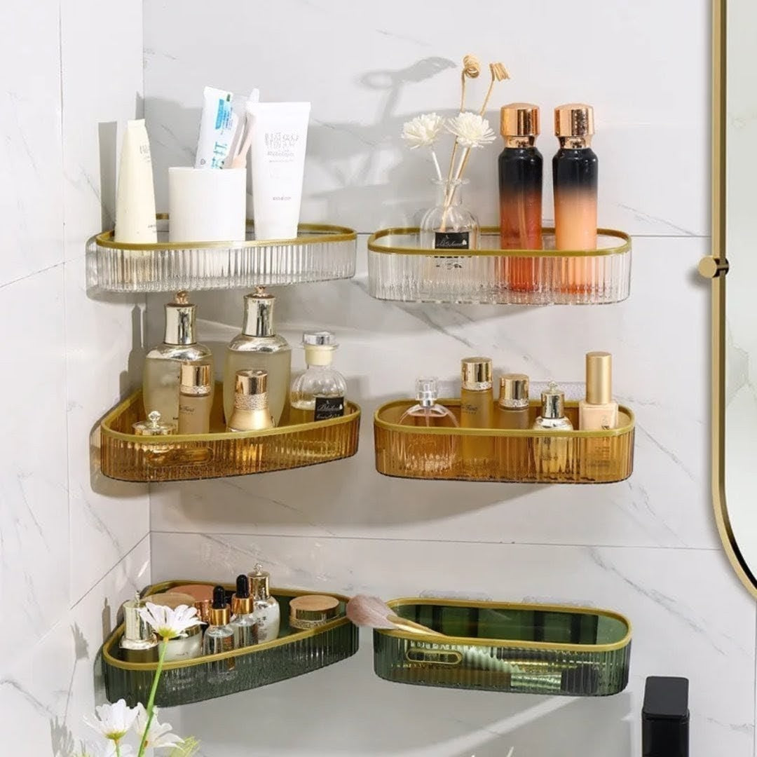 Acrylic bathroom shelf