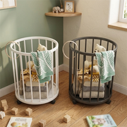 Multifunctional laundry storage basket with metal frame in black and white for organizing clothes and household items