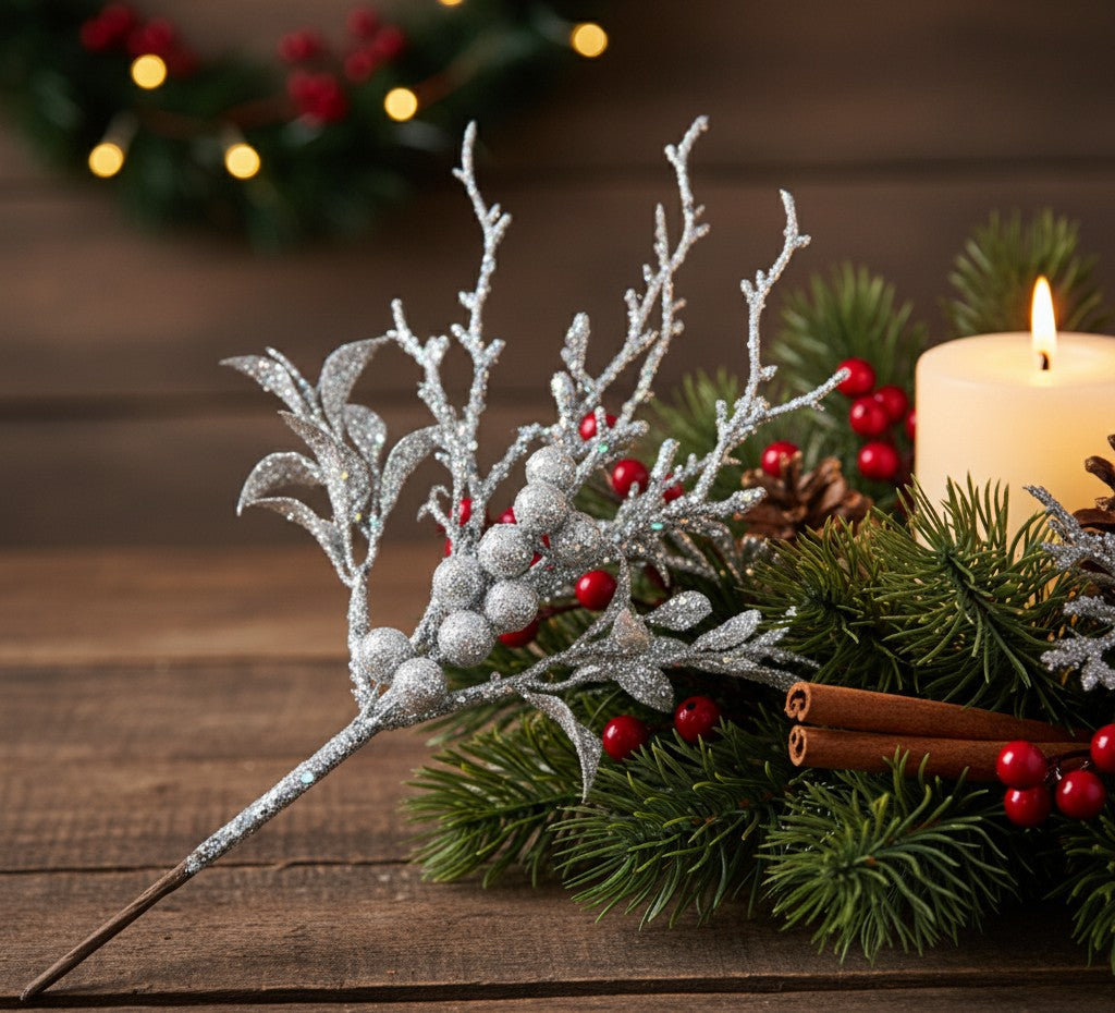 Christmas Tree Decor Flowers