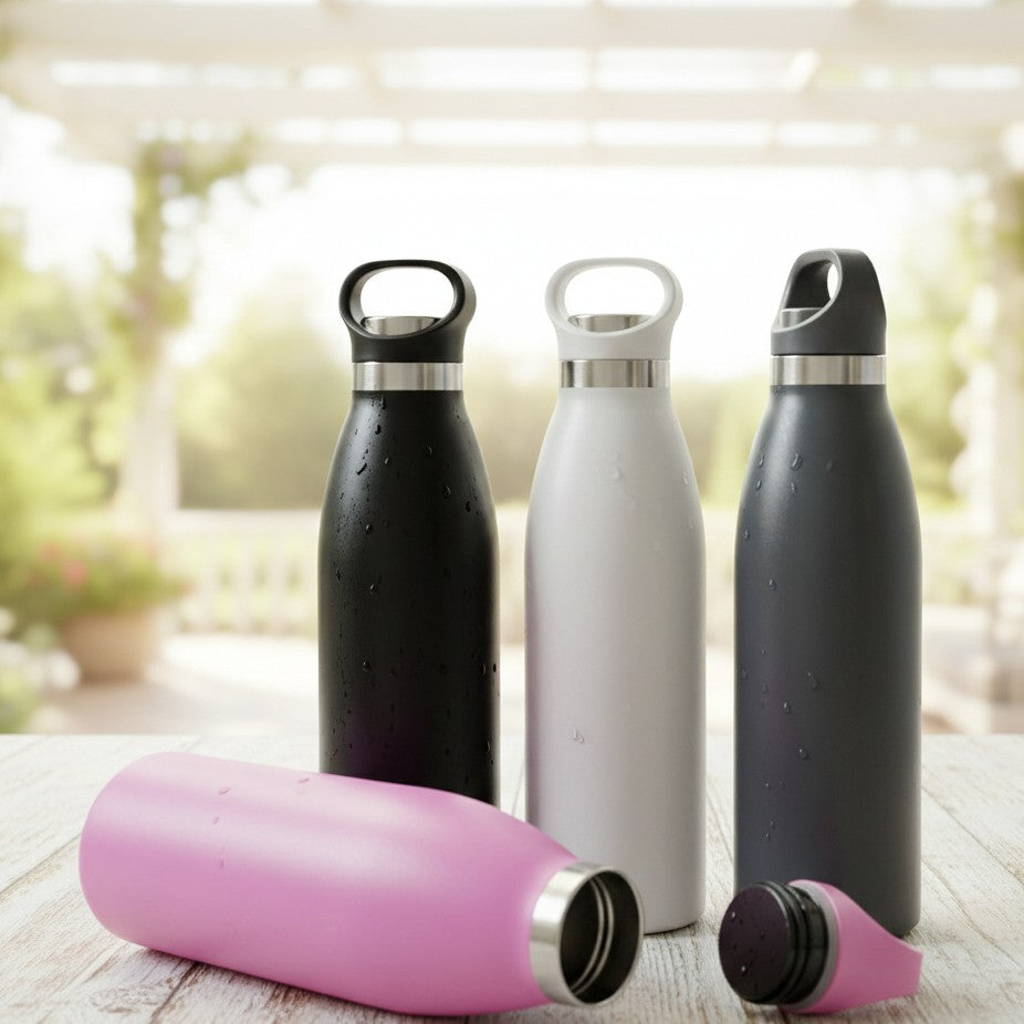 500 ml Vacuum insulated bottle for hot and cold beverages.
